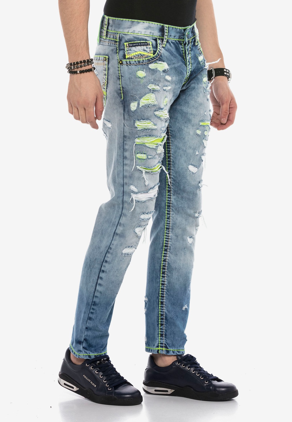 Cipo & Baxx Bequeme Jeans, im angesagten Destroyed-Look günstig online kaufen