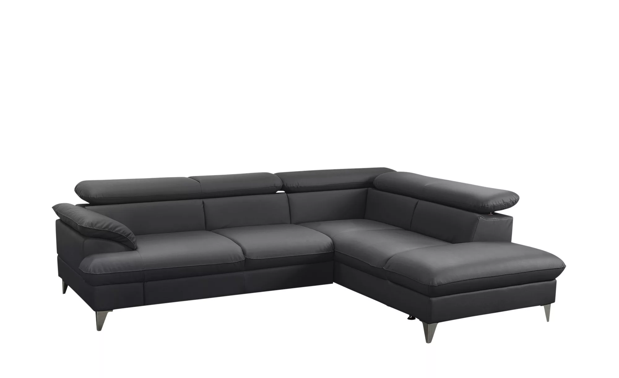 uno Ecksofa  David - schwarz - 256 cm - 74 cm - 208 cm - Polstermöbel > Sof günstig online kaufen