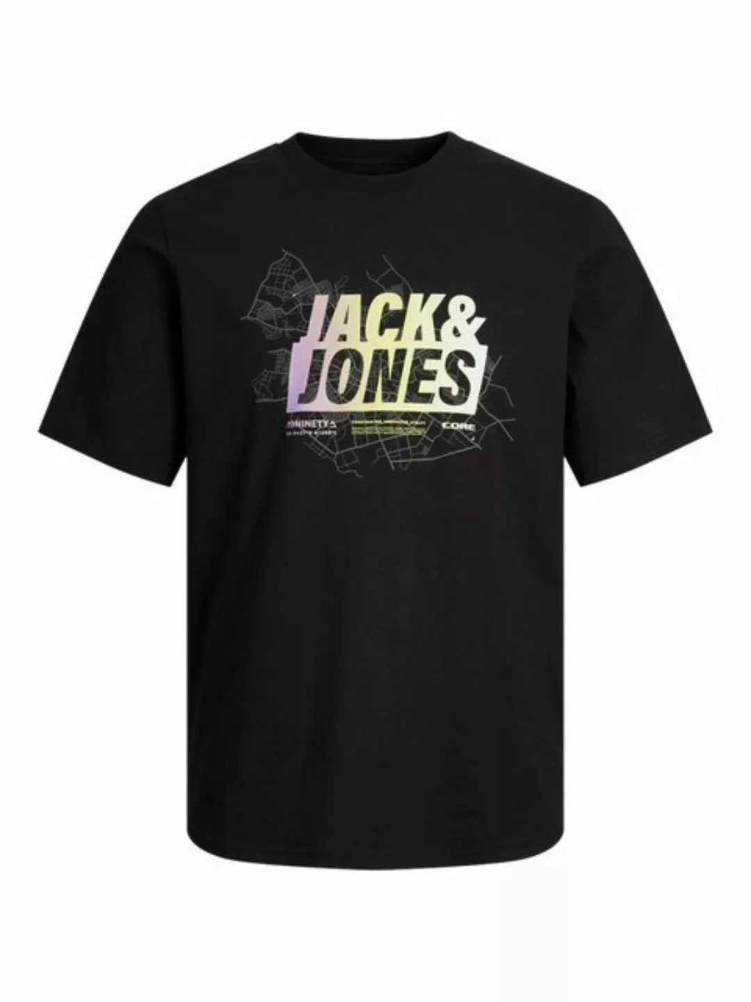 Jack & Jones Herren Rundhals T-Shirt JCOMAP SUMMER LOGO - Regular Fit günstig online kaufen