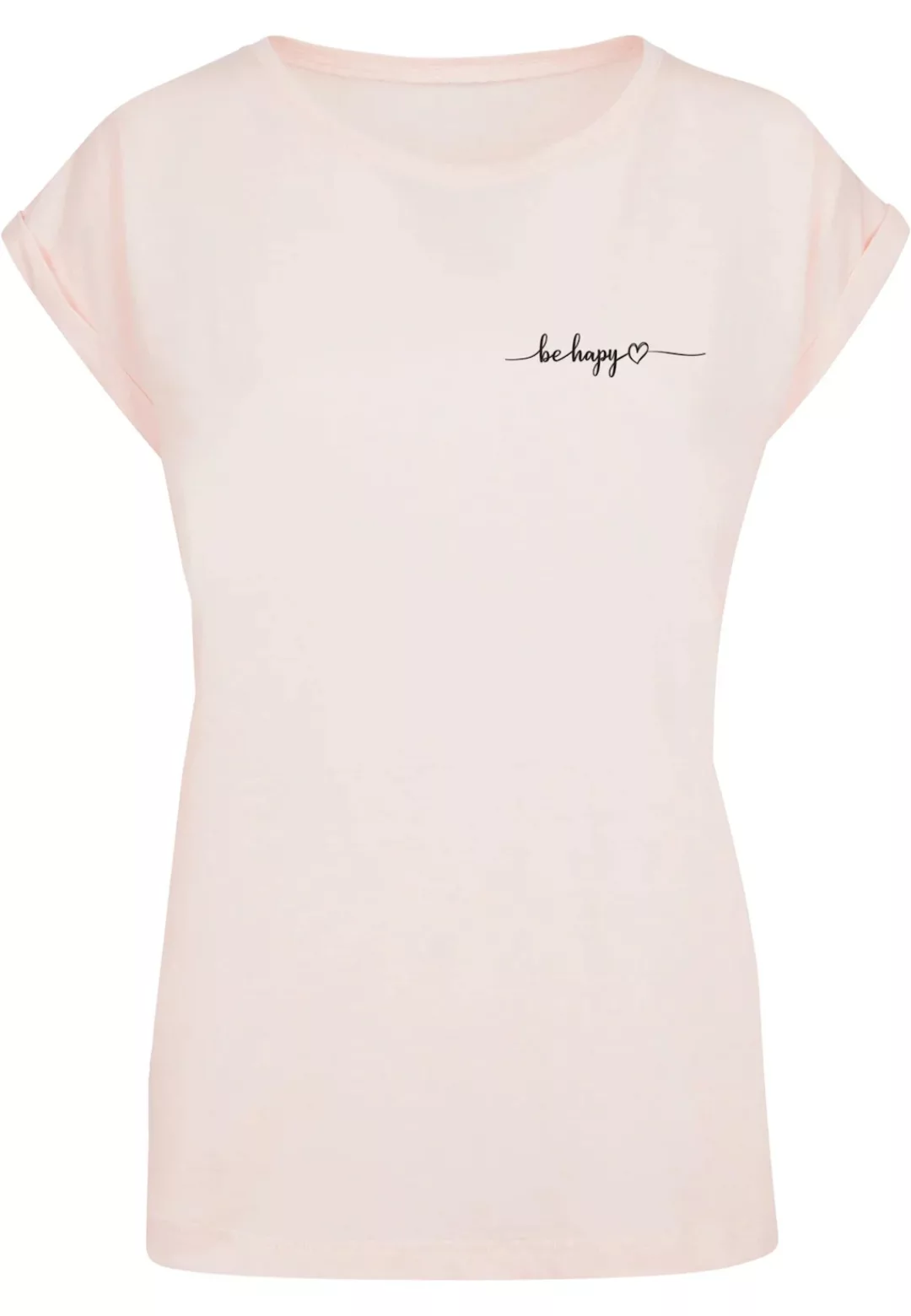 Merchcode T-Shirt "Merchcode Damen Ladies Be Happy T-Shirt" günstig online kaufen