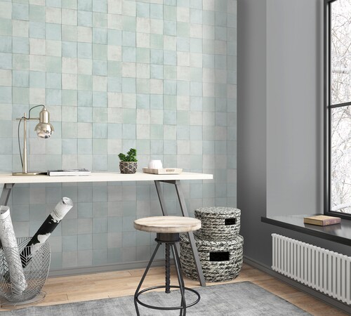 Marburg Fototapete »Tile«, matt, moderne Tapete für Wohnzimmer Schlafzimmer günstig online kaufen