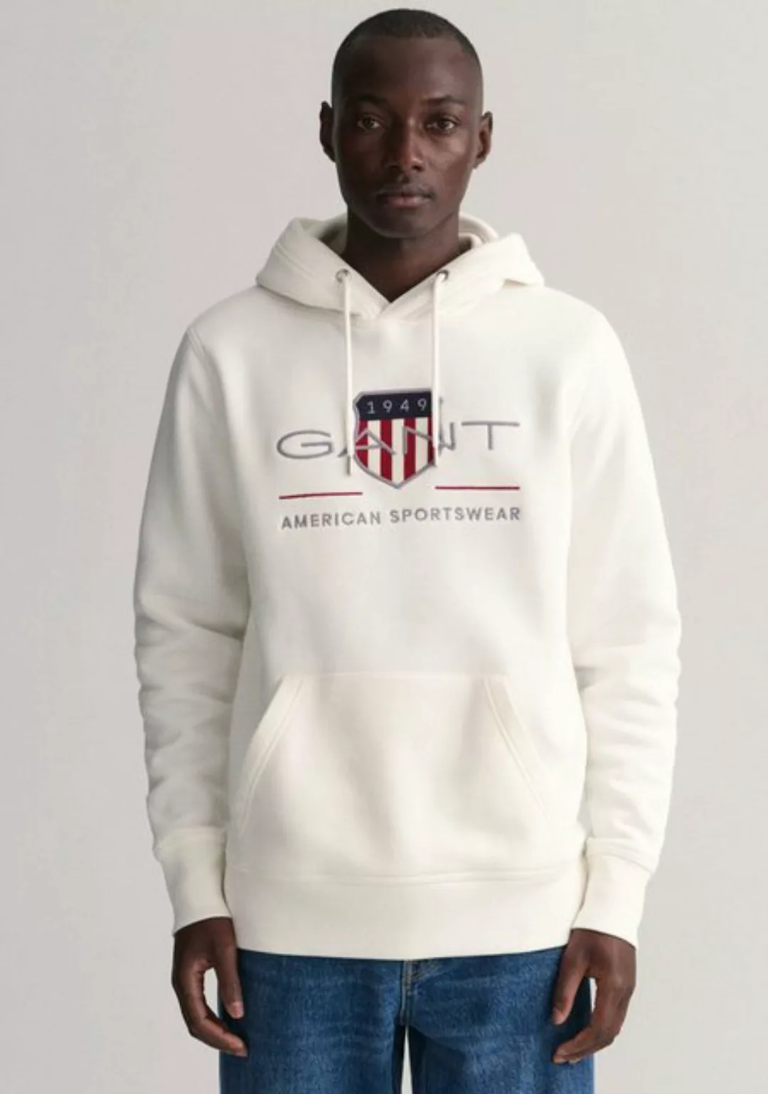 Gant Hoodie "REG ARCHIVE SHIELD HOODIE", mit modischer Logostickerei auf de günstig online kaufen