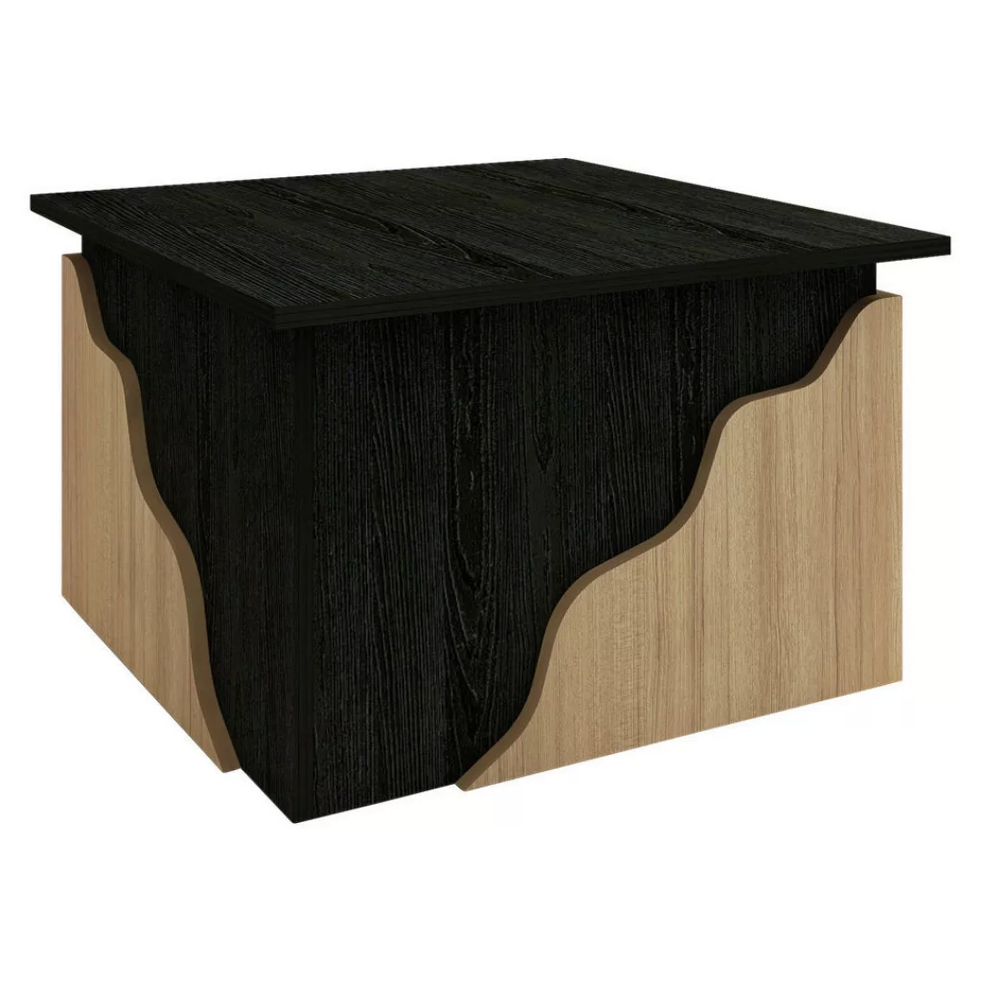 Couchtisch Baxley schwarz walnuss Nachbildung B/H/T: ca. 70x45x70 cm günstig online kaufen