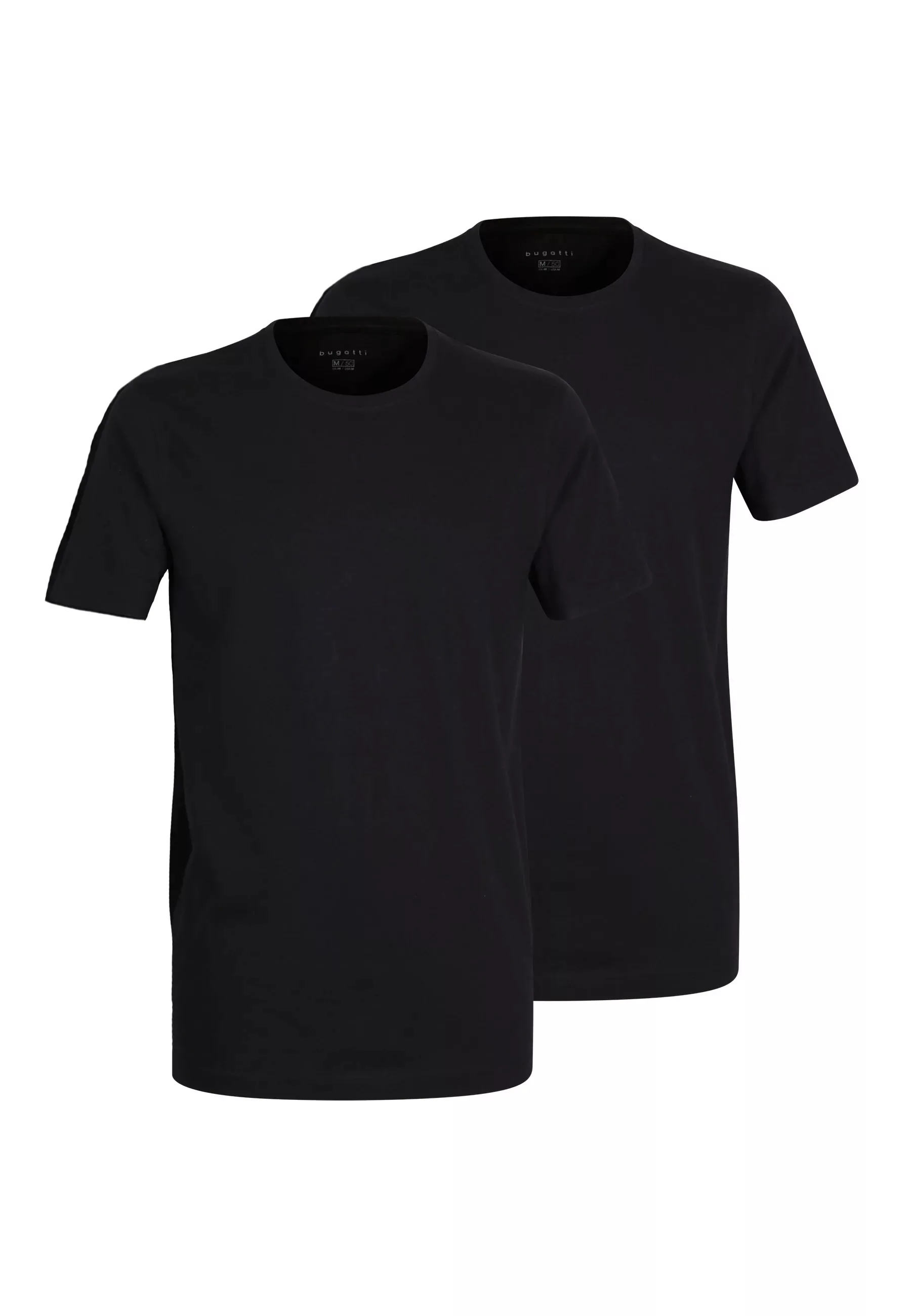 bugatti T-Shirt "BUGATTI Herren T-Shirt uni 2er Pack", mit Rundhals-Ausschn günstig online kaufen