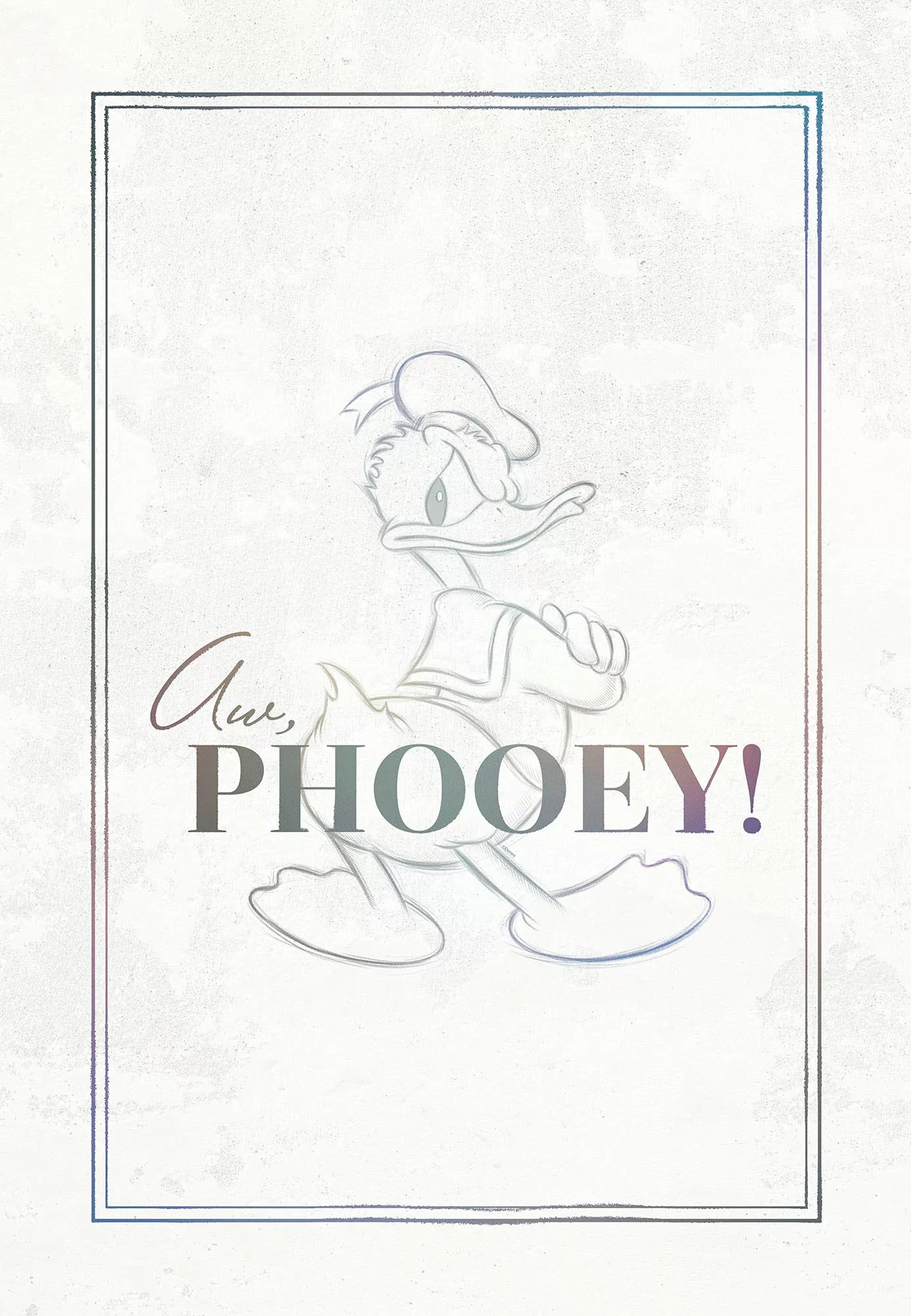 Komar Leinwandbild "Keilrahmenbild - Donald Duck Phooey - Größe 40 x 60 cm" günstig online kaufen