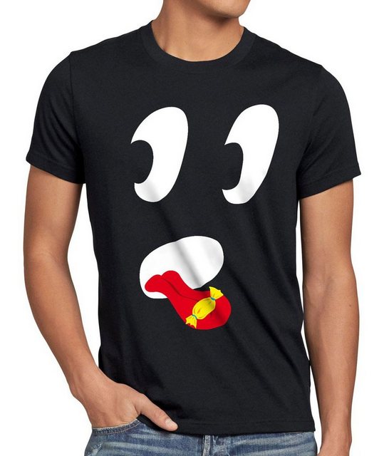 style3 T-Shirt Süßer Geist Halloween Fasching Kostüm Gesicht Party Gag Fun günstig online kaufen