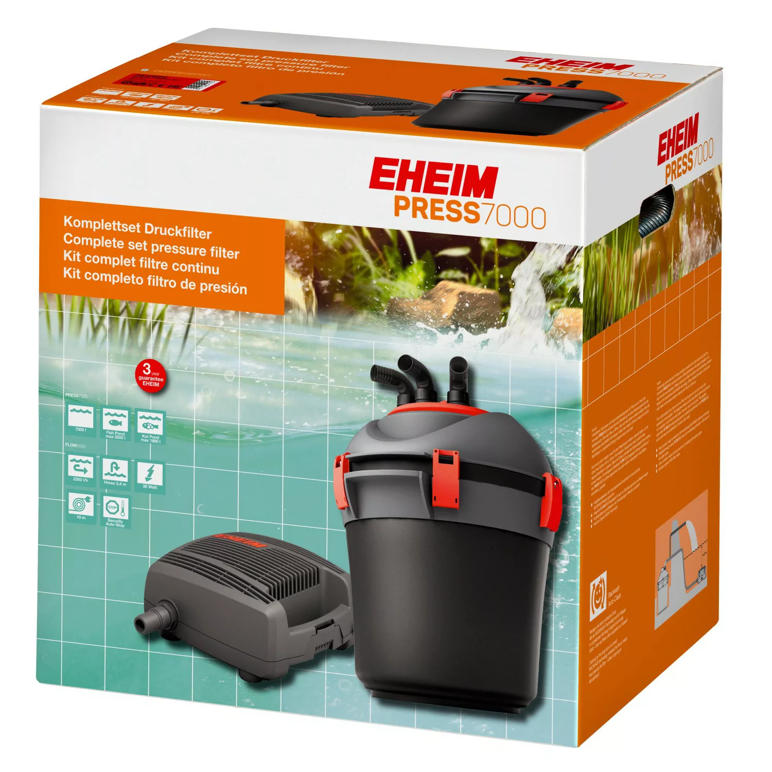 Eheim Teich Druckfilter Komplettset Press7000 günstig online kaufen