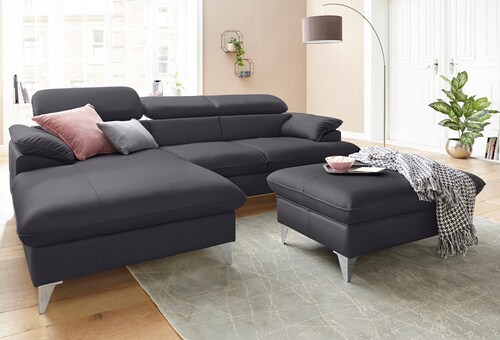 COTTA Polstergarnitur "Caluso L-Form", (2 tlg.), Set bestehend aus: Ecksofa günstig online kaufen