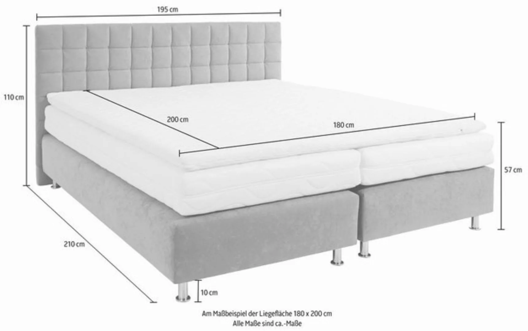 Westfalia Schlafkomfort Boxspringbett günstig online kaufen