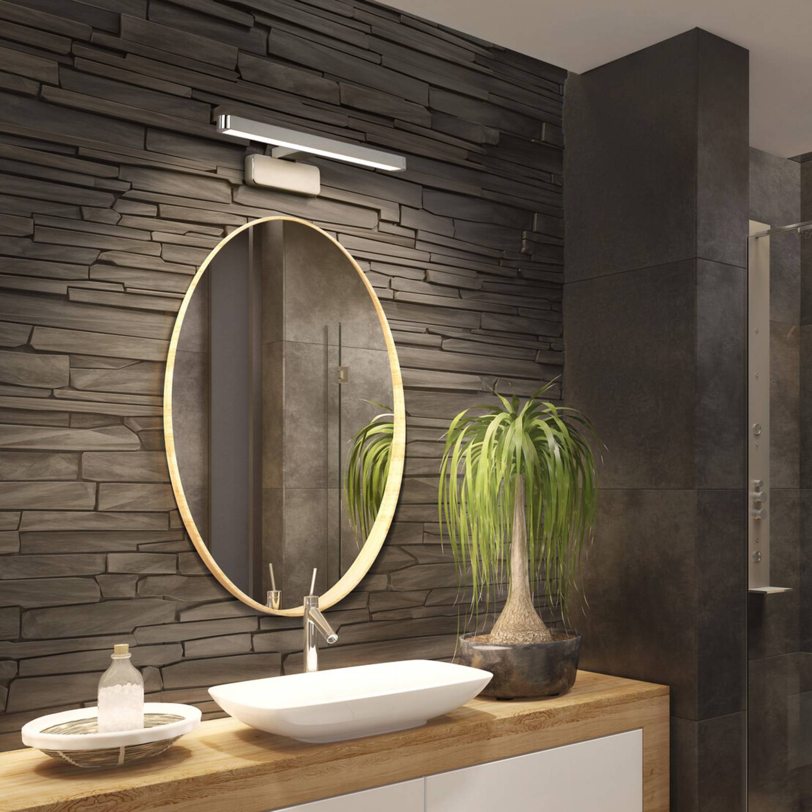 LEDVANCE Bathroom Mirror LED-Wandleuchte chrom günstig online kaufen