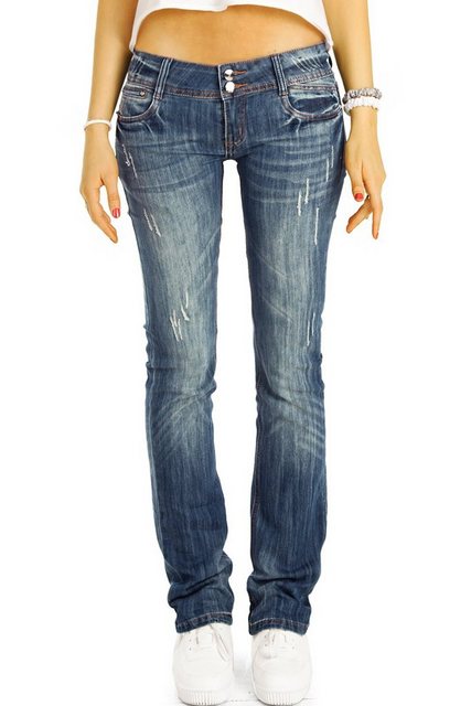 be styled Straight-Jeans low waist Damenjeans, gerade geschnittene Hüfthose günstig online kaufen