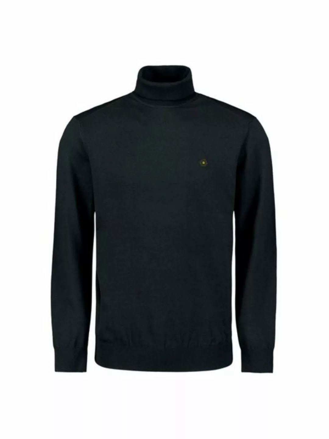 NO EXCESS Rollkragenpullover mit Logo-Badge günstig online kaufen