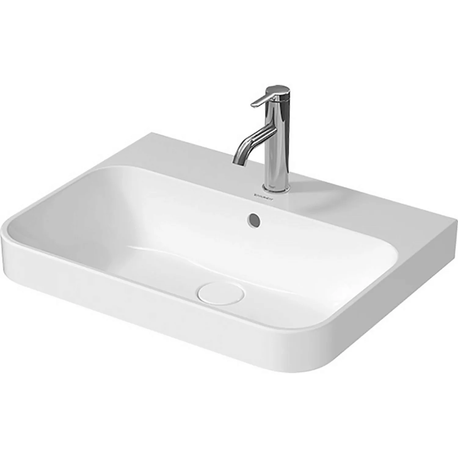 Duravit Aufsatzwaschbecken Happy D.2 Plus 60 cm Weiß HLB ÜL günstig online kaufen