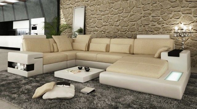 Xlmoebel Ecksofa Design Sofa Ecksofa Couch Polster Wohnlandschaft, 1 Teile, günstig online kaufen