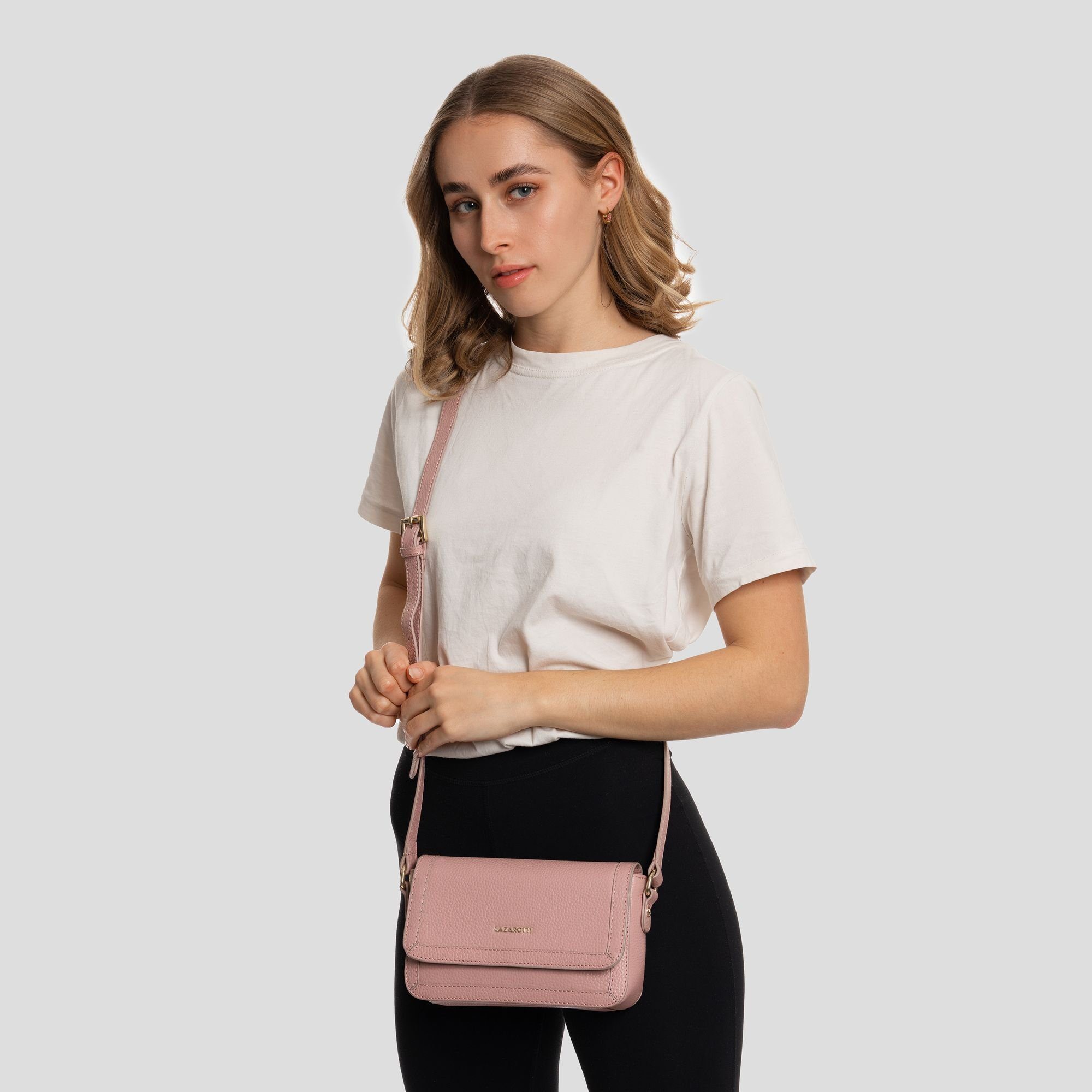Lazarotti Umhängetasche Bologna Leather, aus echtem günstig online kaufen