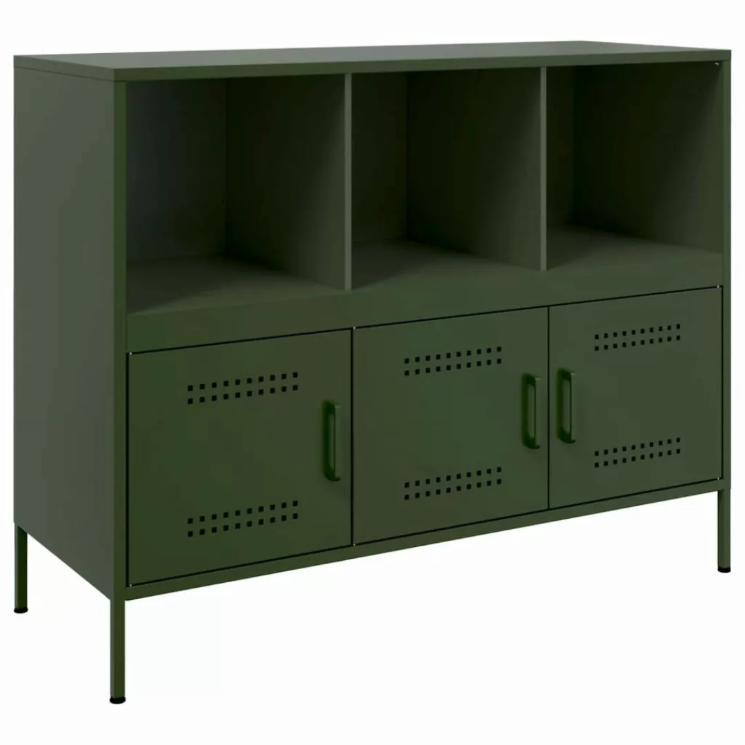 vidaXL Sideboard Sideboard Olivgrün 100,5x39x79 cm günstig online kaufen