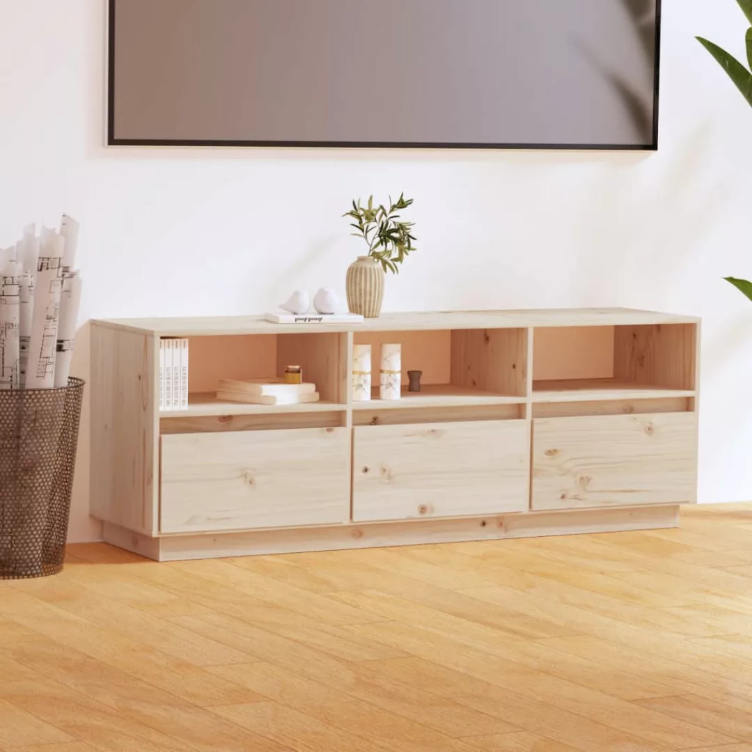 vidaXL TV-Schrank TV-Schrank 140x37x50 cm Massivholz Kiefer Lowboard günstig online kaufen