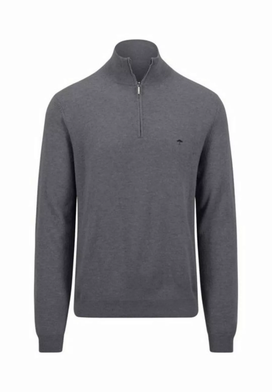 FYNCH-HATTON Wollpullover Herren Troyer aus Merino-Cashmere günstig online kaufen