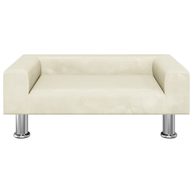 vidaXL Kindersofa Kindersofa Creme 70x45x26,5 cm Samt Kindercouch Kindermöb günstig online kaufen