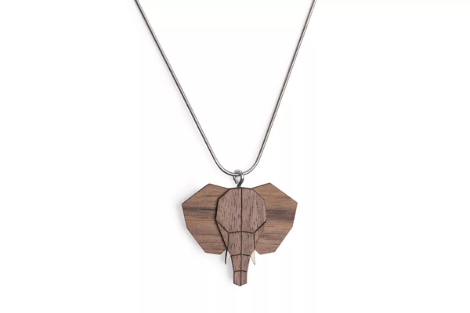 Halskette Elefant | Kette Mit Anhänger Aus Holz günstig online kaufen