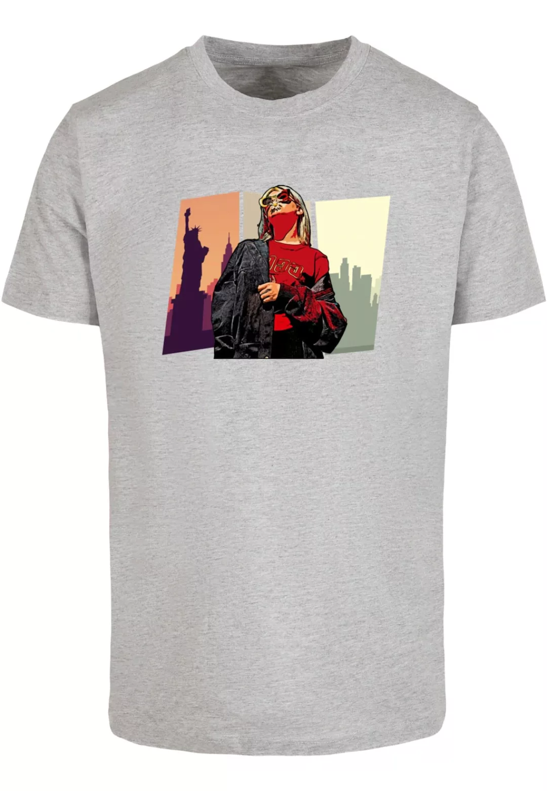 Merchcode T-Shirt "Merchcode Herren Grand Red Girl T-Shirt Round Neck", (1 günstig online kaufen