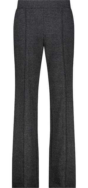 Monari 2-in-1-Hose Wide-Leg-Hose mit Fischgratmuster schwarz gemustert günstig online kaufen