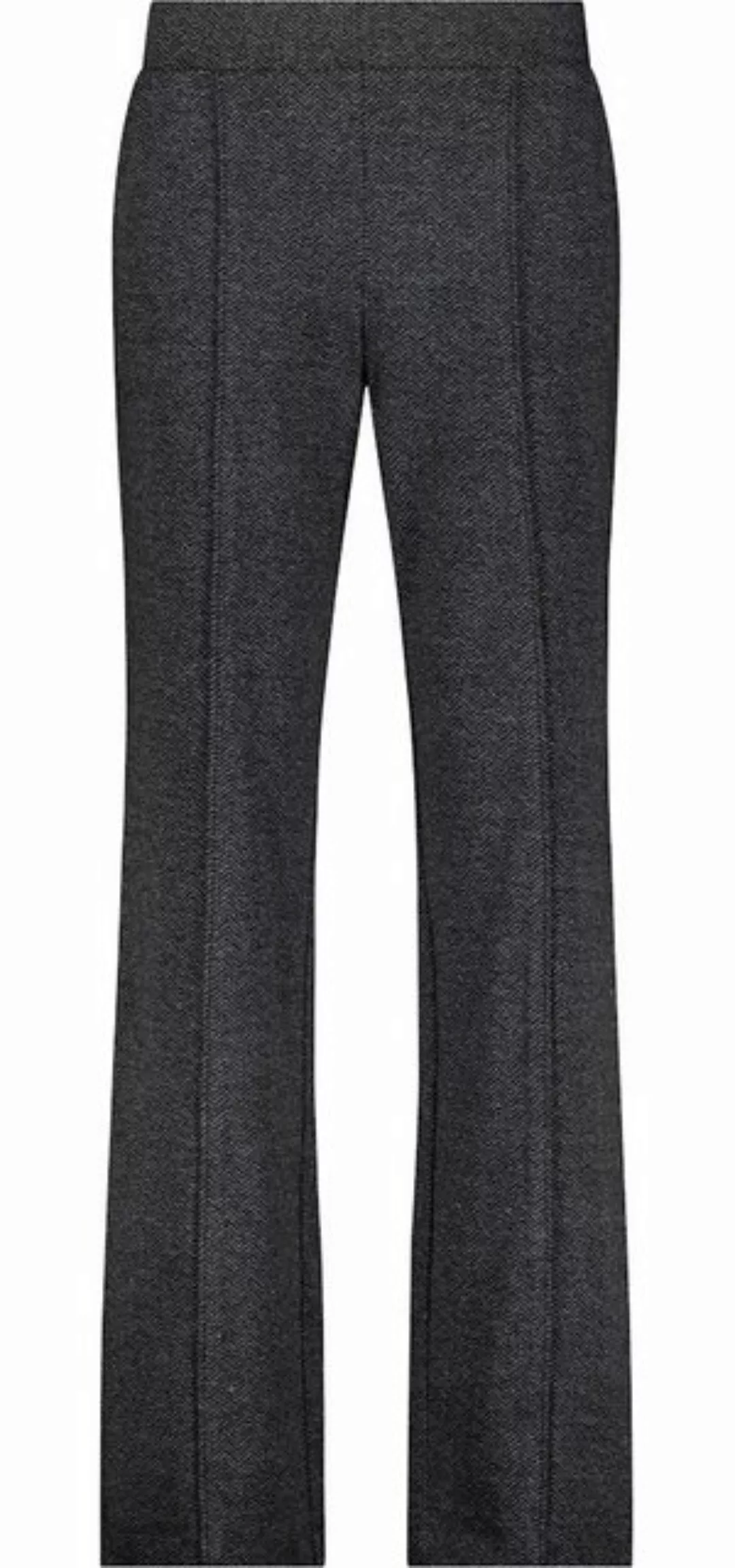 Monari 2-in-1-Hose Wide-Leg-Hose mit Fischgratmuster schwarz gemustert günstig online kaufen