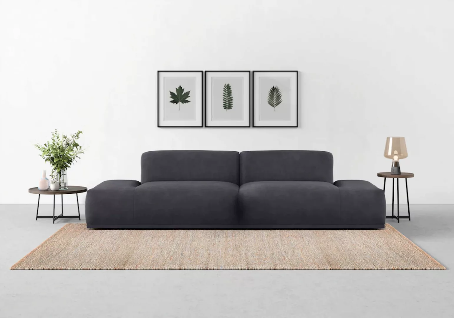 TRENDMANUFAKTUR Big-Sofa Braga, toller Sitzkomfort, Designsofa, in moderner günstig online kaufen