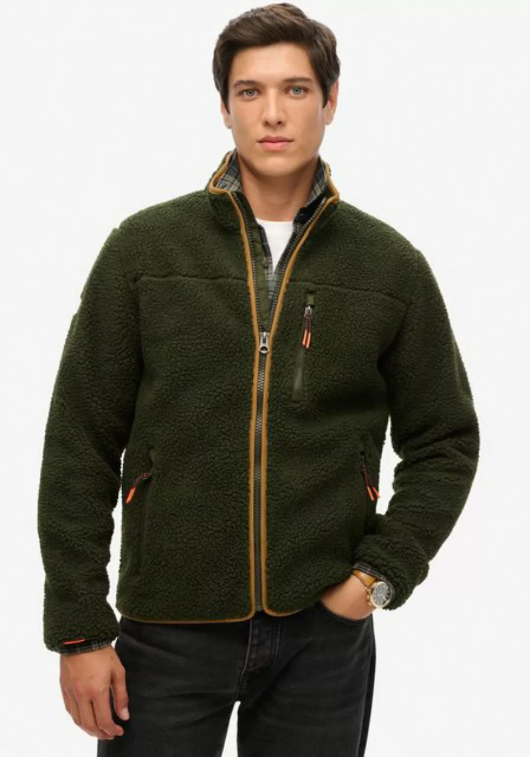 Superdry Fleecejacke "OUTDOOR FULL ZIP FLEECE", ohne Kapuze günstig online kaufen