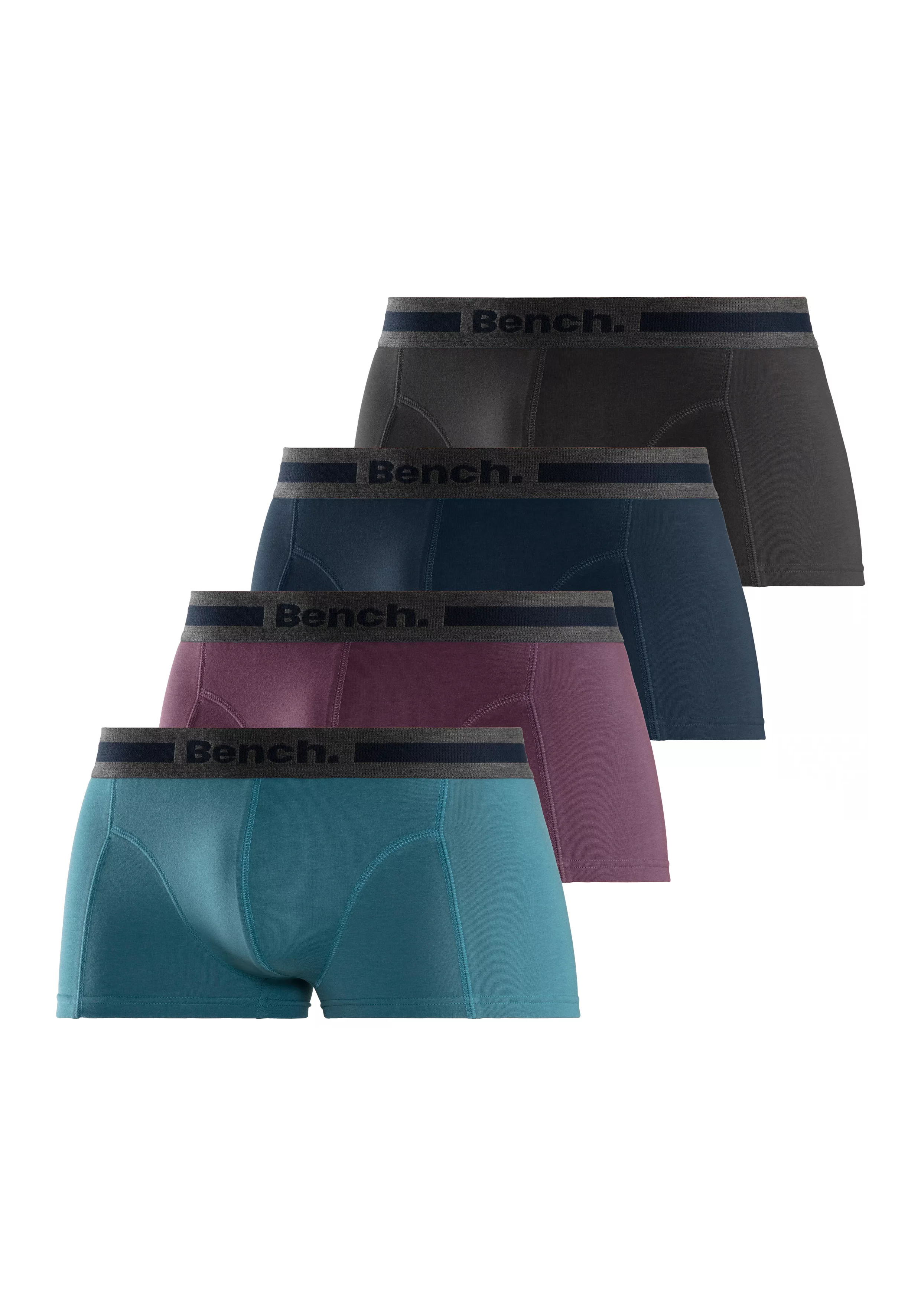 Bench. Hipster, (Packung, 4 St.), Boxershorts aus Baumwollmischung günstig online kaufen