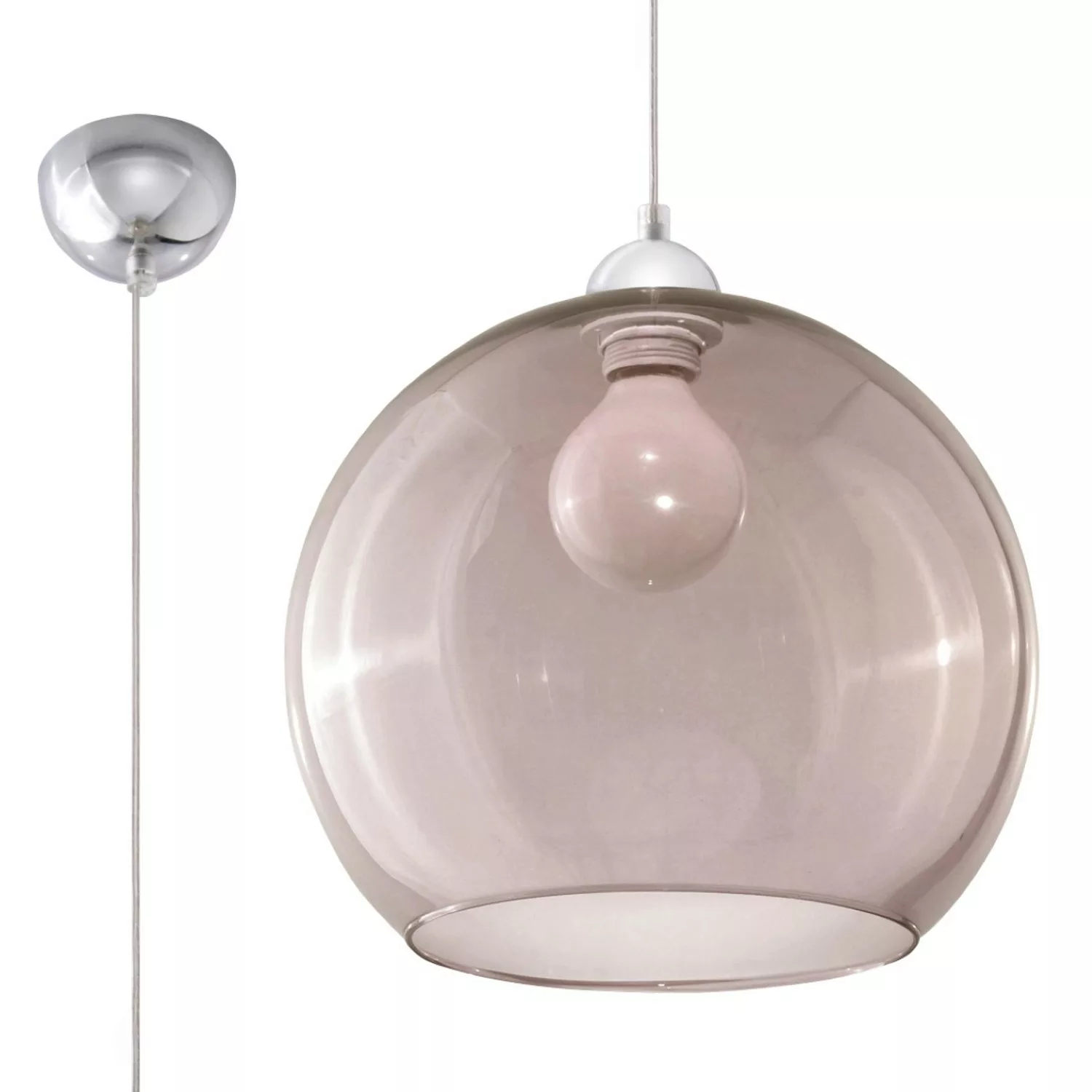 Sollux Lighting Hängeleuchte Ball Transparent günstig online kaufen