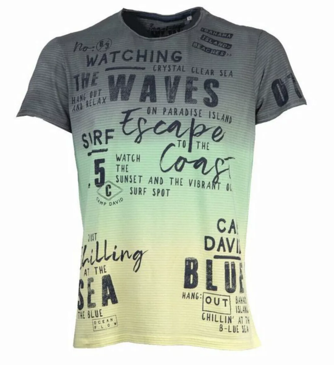 CAMP DAVID T-Shirt Camp David T-Shirt mit Farbverlauf günstig online kaufen