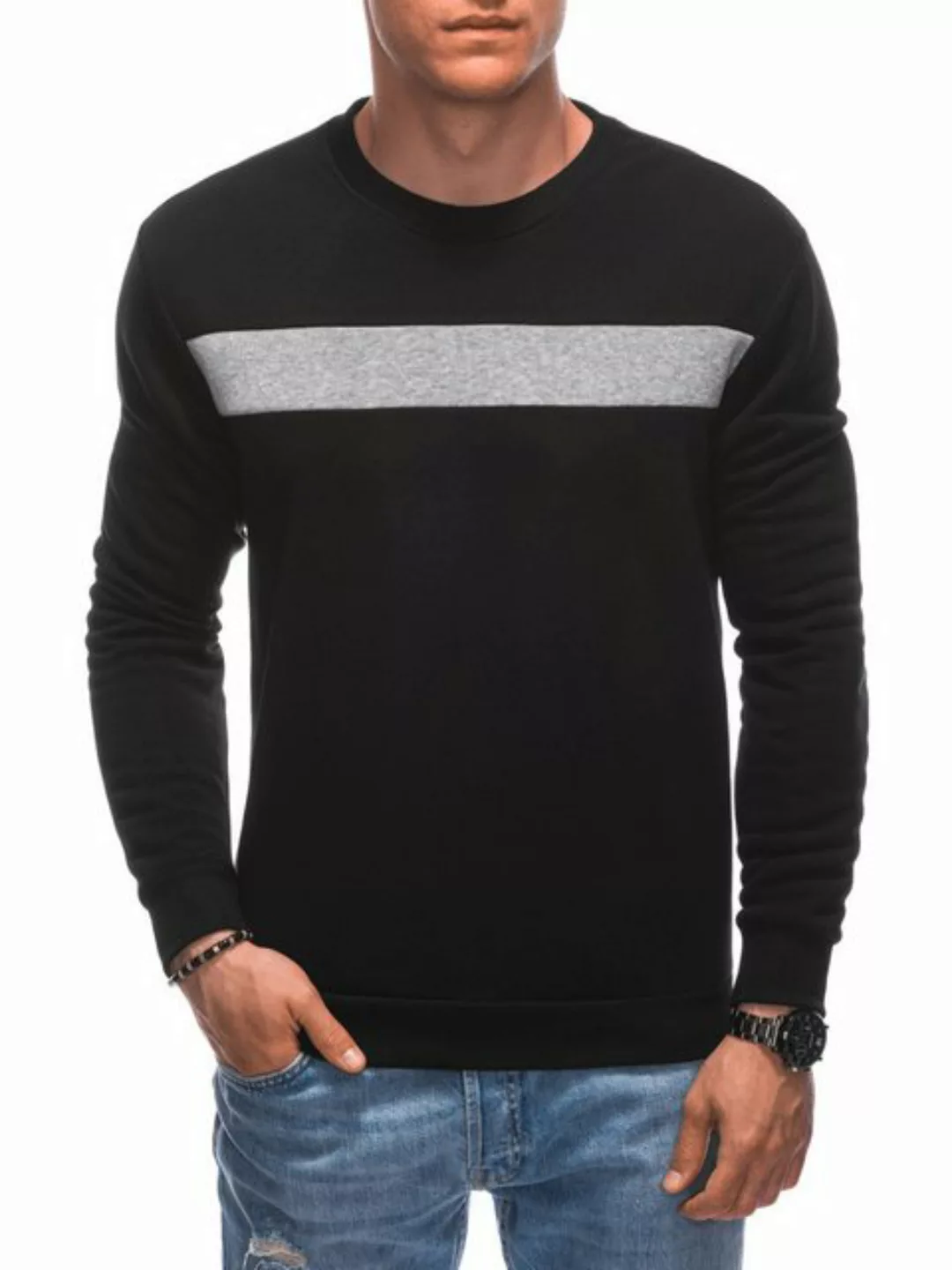 Edoti Sweatshirt Klassisches Sweatshirt für Männer günstig online kaufen
