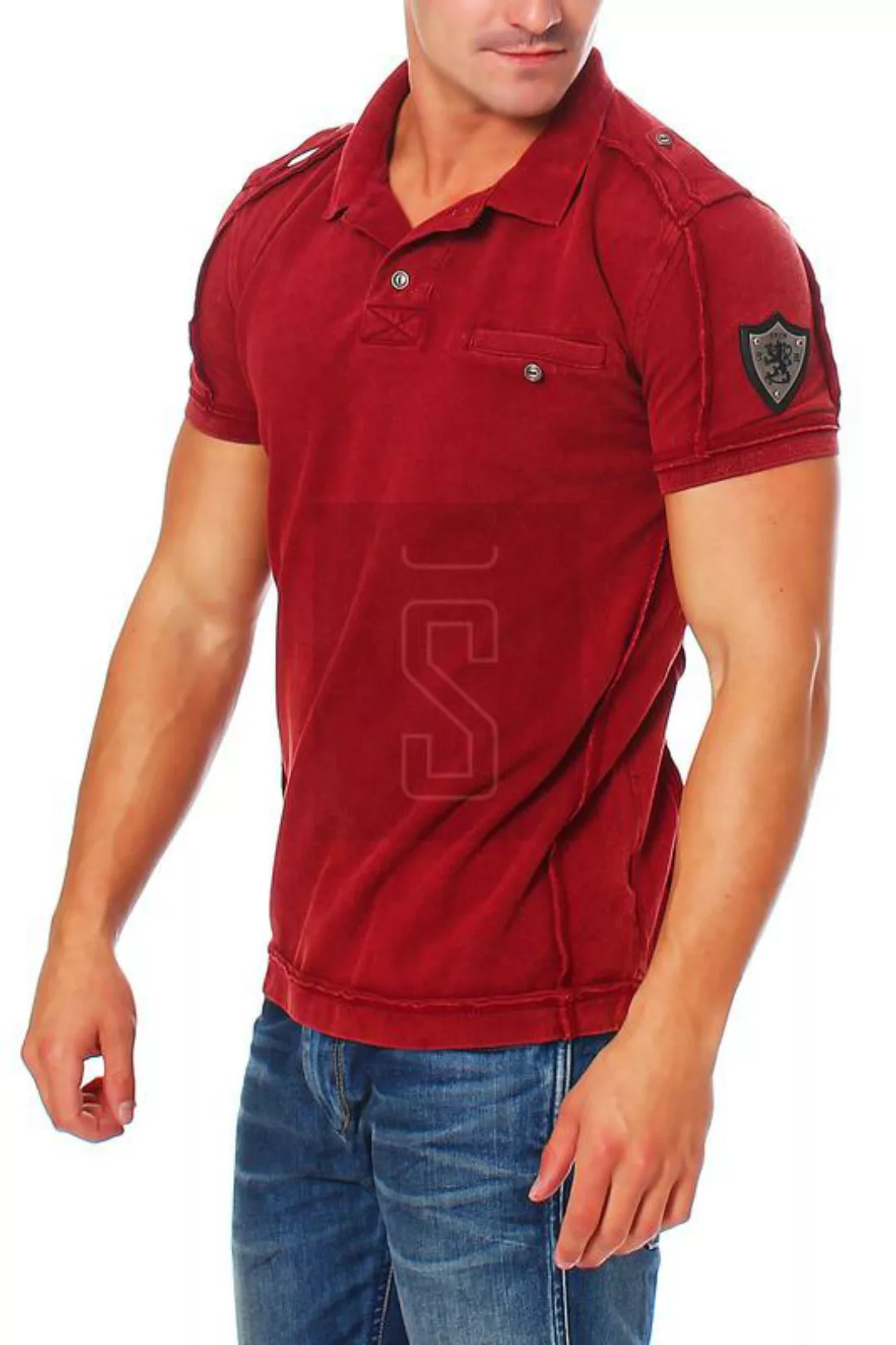 RioRim Herren Poloshirt T-Shirt Kurzarmshirt Shirt Liwanu royale günstig online kaufen
