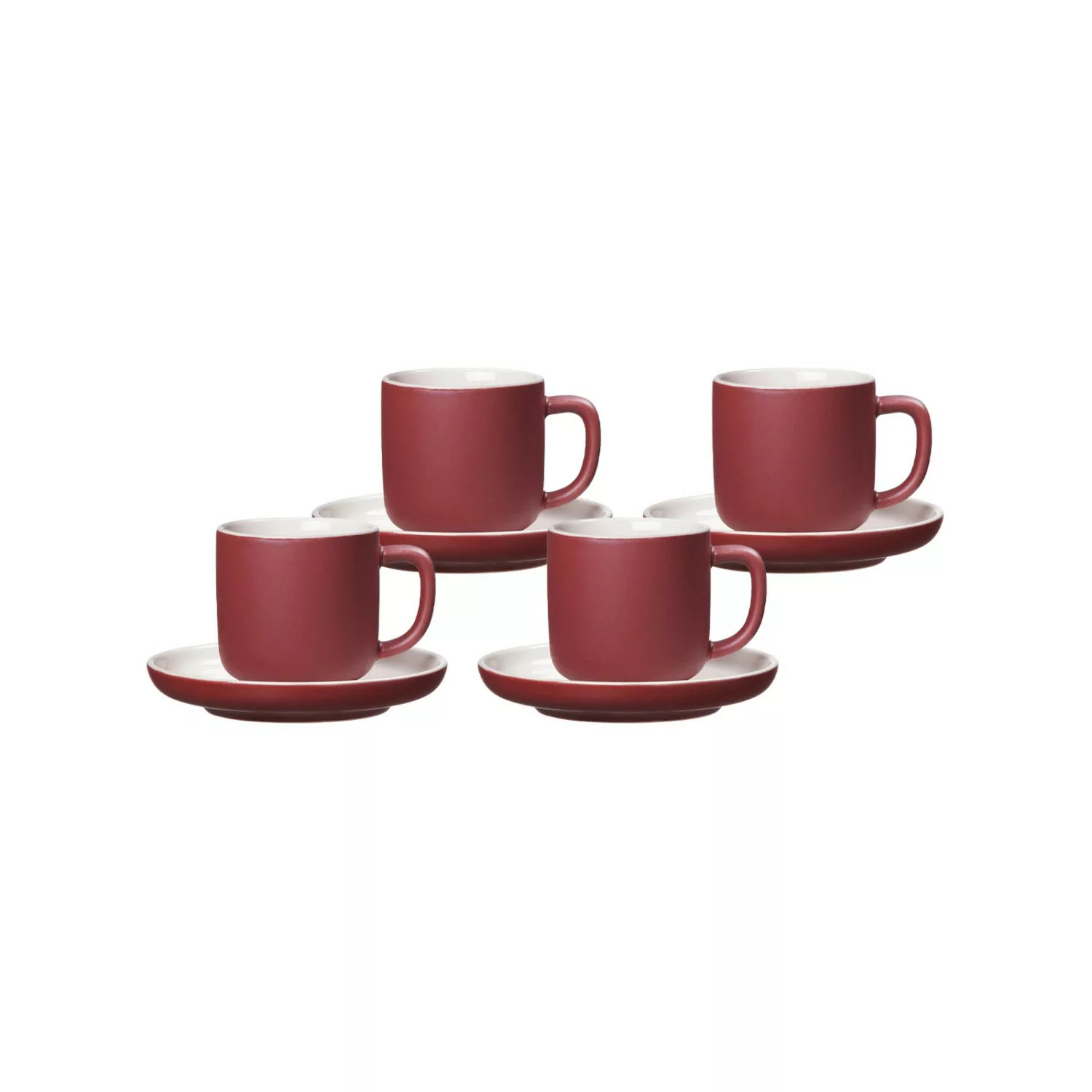 Ritzenhoff & Breker Jasper Espressotasse mit Untertasse 100 ml 4er Set Beer günstig online kaufen