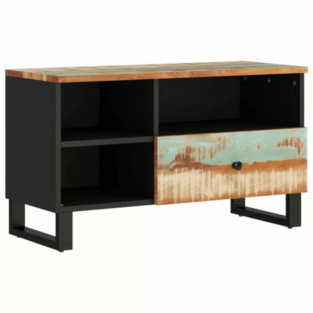 vidaXL TV-Schrank TV-Board 80x33x46 cm Altholz Massiv und Holzwerkstoff günstig online kaufen