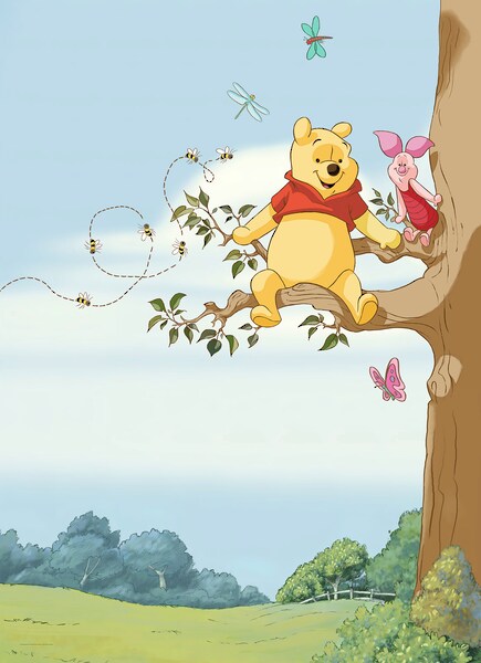 Komar Fototapete Winnie Pooh Tree  184 x 254 cm günstig online kaufen