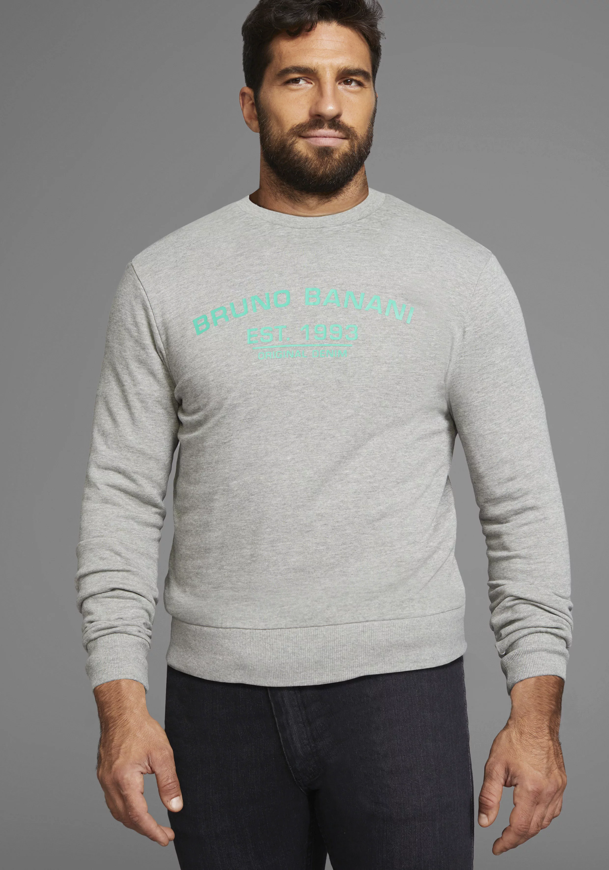 Bruno Banani Sweatshirt mit Logoprint - NEUE KOLLEKTION günstig online kaufen