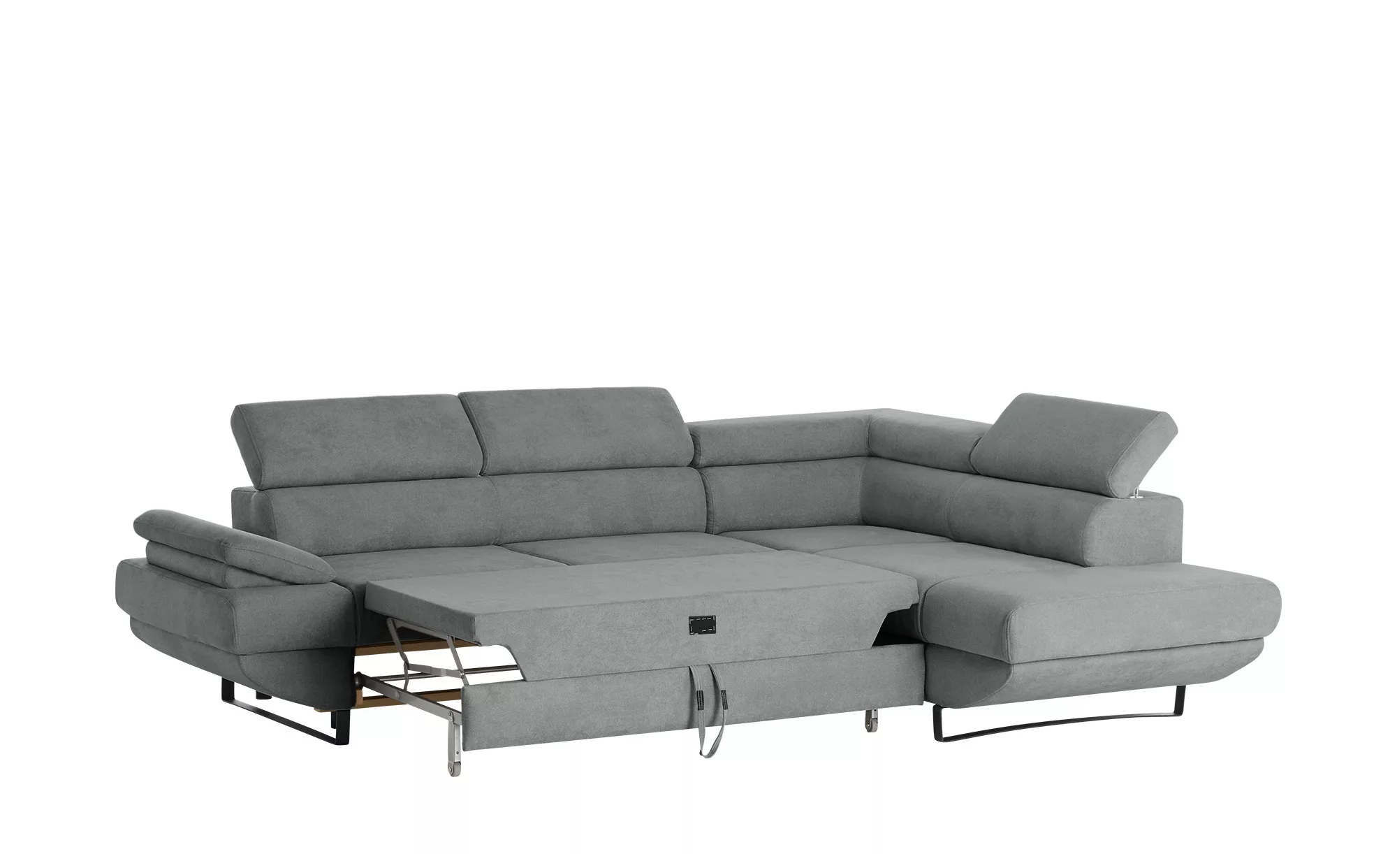 switch Ecksofa aus Mikrofaser Gio ¦ grau ¦ Maße (cm): B: 200 H: 74 T: 263 P günstig online kaufen