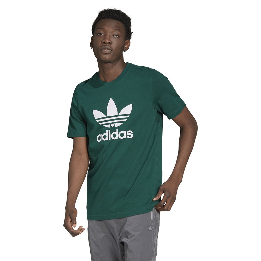 Adidas Originals Trefoil Kurzärmeliges T-shirt M Collegiate Green günstig online kaufen