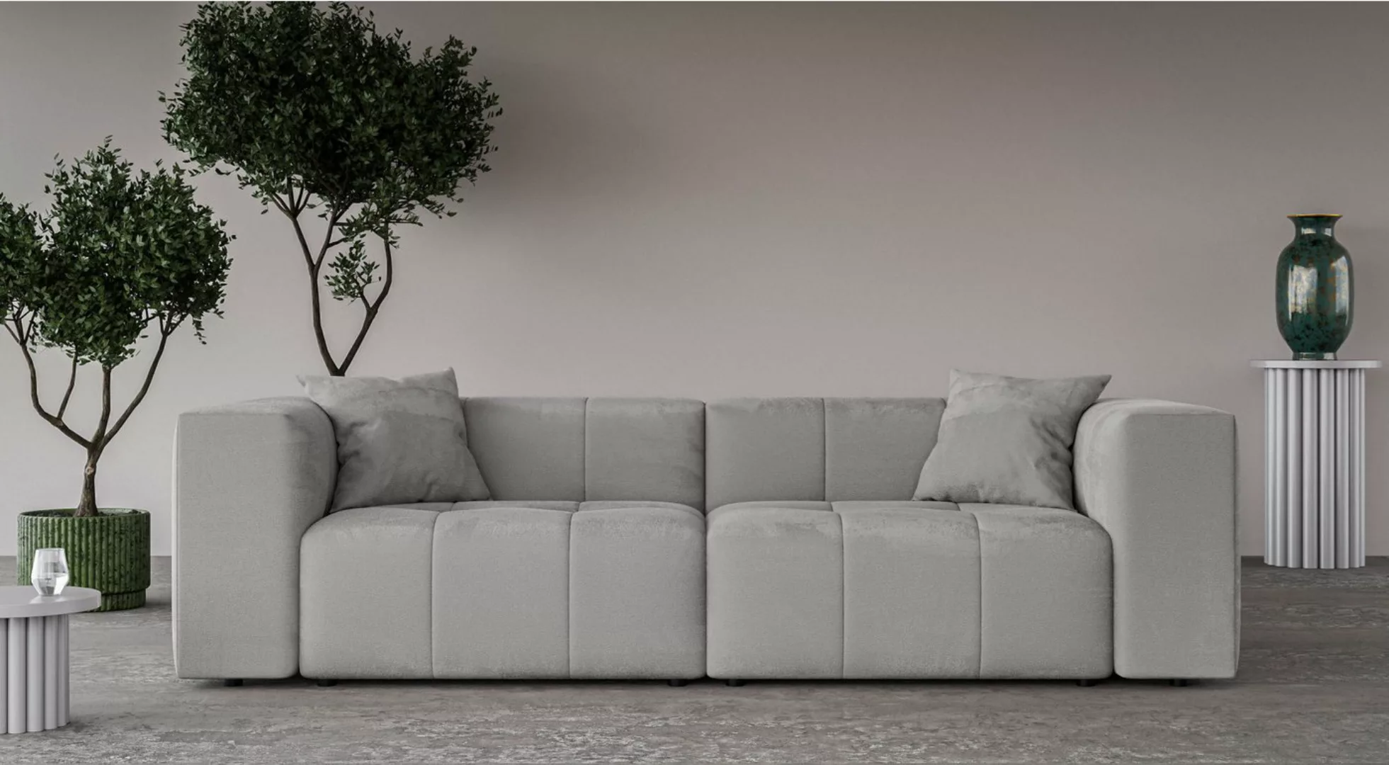 Home affaire 3-Sitzer "ERIZ Big Sofa, XXL, auch in Bouclé", moderne Steppun günstig online kaufen