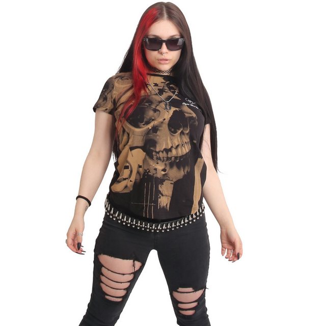 YAKUZA Rundhalsshirt Death Rose günstig online kaufen