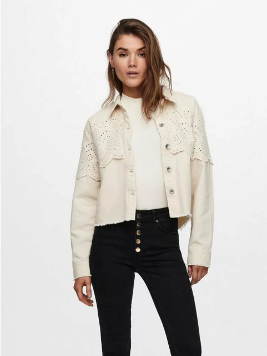 ONLY Kurzjacke ONLELENA CROCHET JACKET NC OTW günstig online kaufen