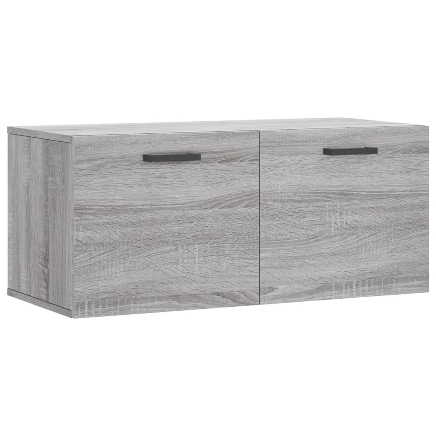 vidaXL Wandschrank Grau Sonoma 80x36,5x35 cm Holzwerkstoff Modell 5 günstig online kaufen