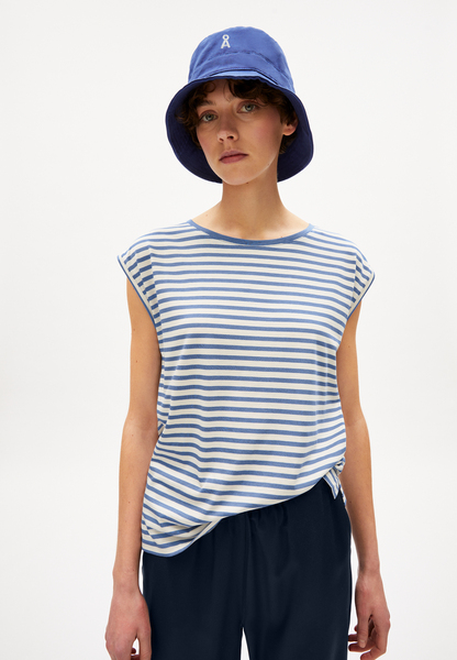 Jilaa Stripes - Damen T-shirt Aus Tencel Lyocell Mix günstig online kaufen