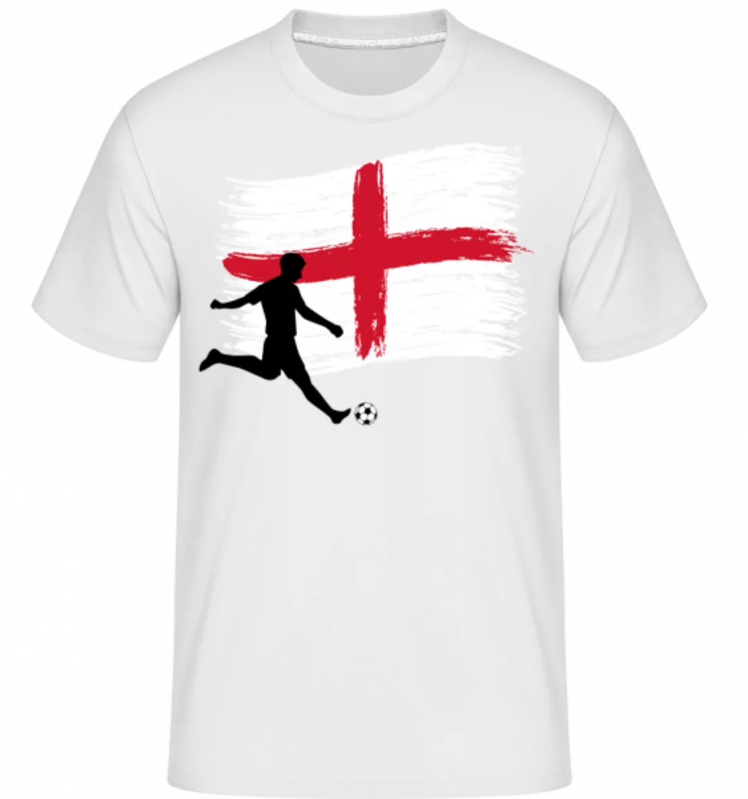 Englische Fahne Fußballer · Shirtinator Männer T-Shirt günstig online kaufen
