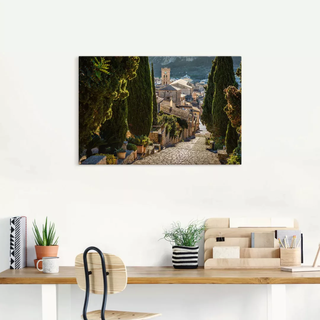 Artland Wandbild »Blick vom Kalvarienberg auf Pollenca«, Mallorca, (1 St.), günstig online kaufen