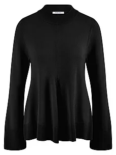 Rundhals-Pullover Peter Hahn schwarz günstig online kaufen