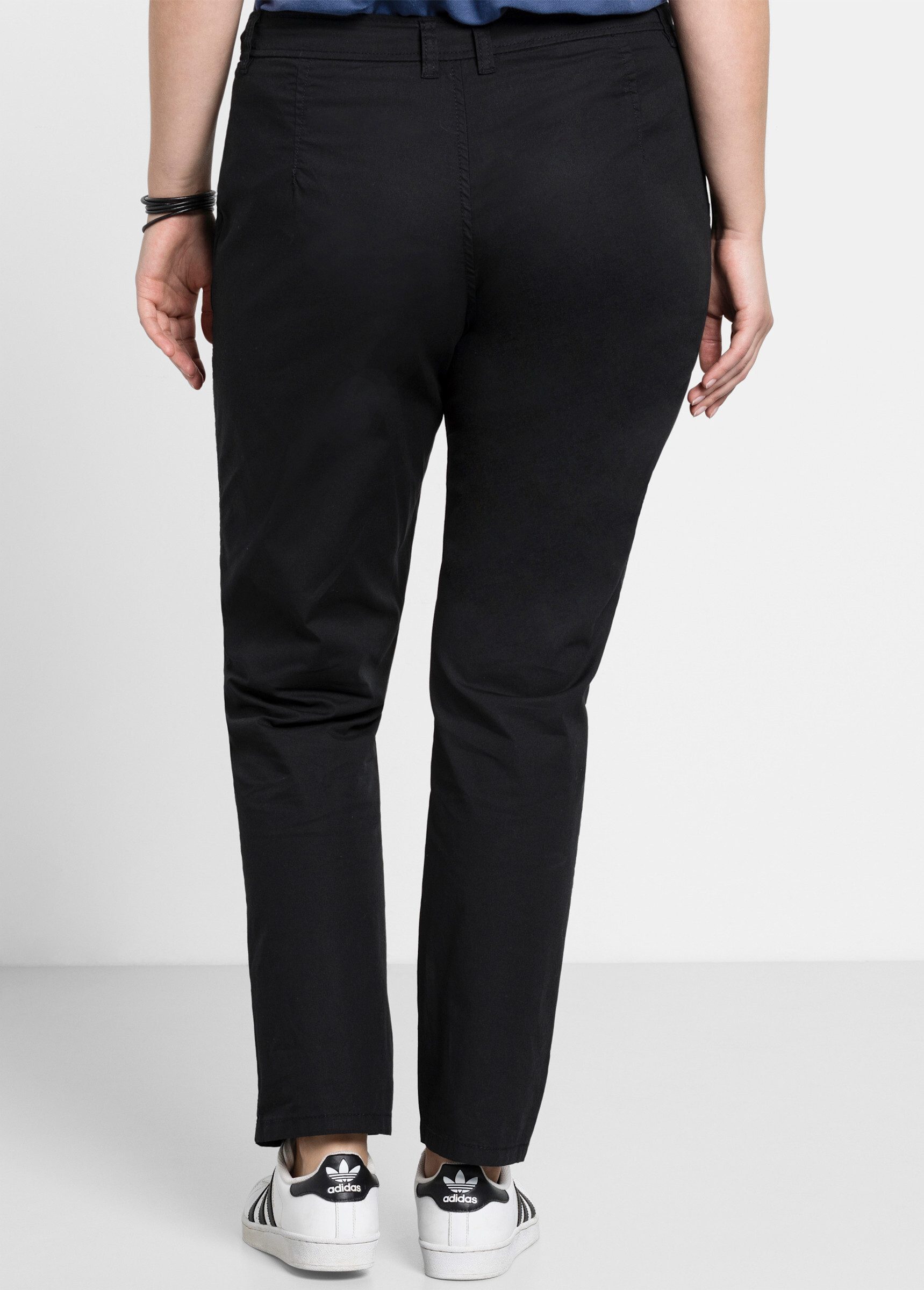 Sheego Jerseyhose Chinohose Länge ca. 88 günstig online kaufen