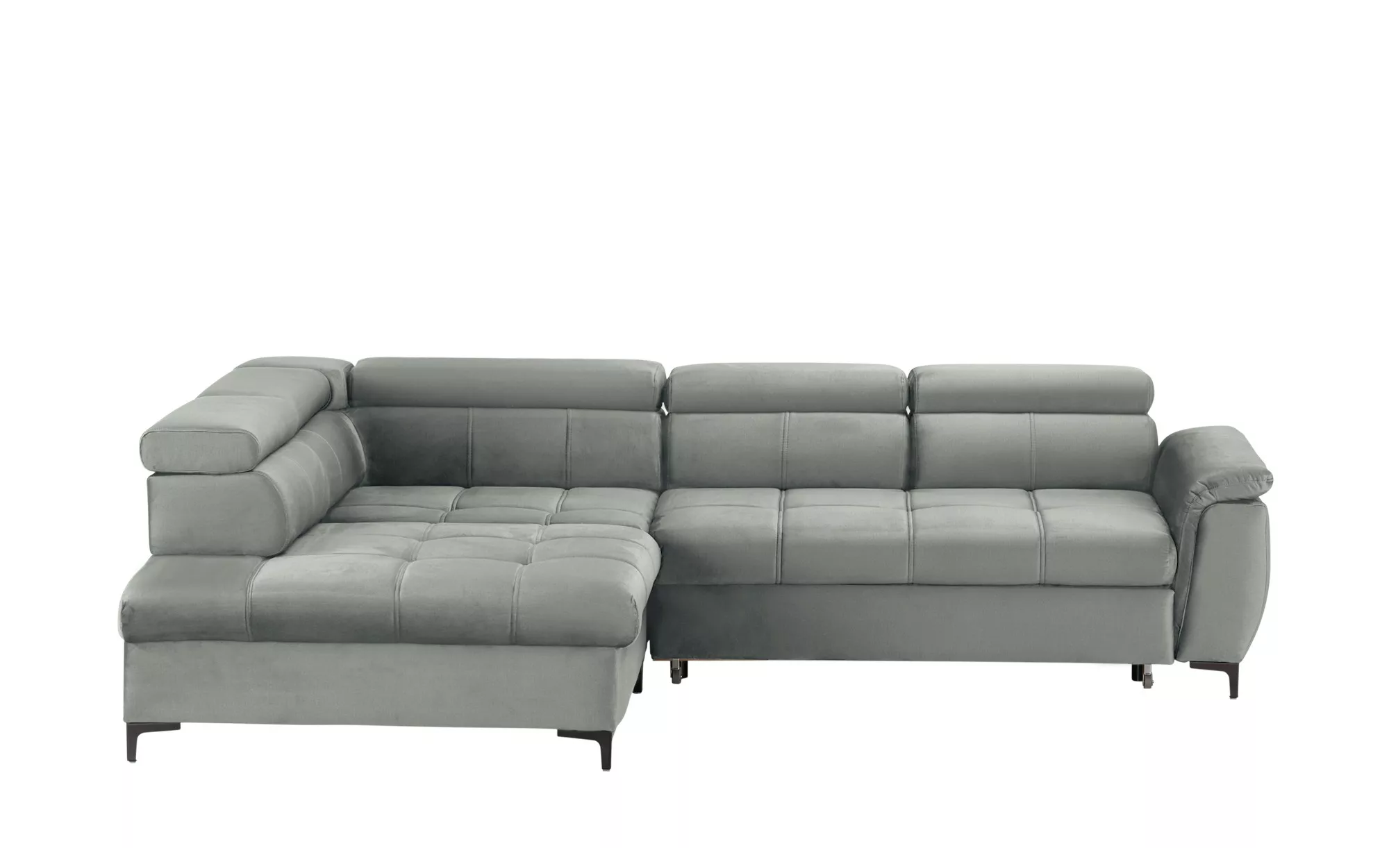 switch Ecksofa  Denvo - grau - 292 cm - 77 cm - 220 cm - Polstermöbel > Sof günstig online kaufen